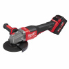 MILWAUKEE M18 FUEL™ 125 mm uhlová brúska s lopatkovým spínačom - M18FHSAG125XPDB-552X