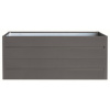 ROJAPLAST Záhon vyvýšený Premium, plech, antracit 180 x 90 x 76 cm