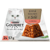 Gourmet Revelation jemné kousky s lososom v želé 2 x 57g