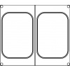 BOKAMA Matrica na 2 obdĺžnikové nádoby 178x113 mm pre zváračky na potravinové misky AG02E / AG02HD, 227x178 mm | BOKAMA, 178178
