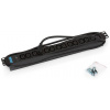 Triton 19',14xIEC C13,kontrol.,3x1.5mm 2m kábel IEC320 C14, RAL9005