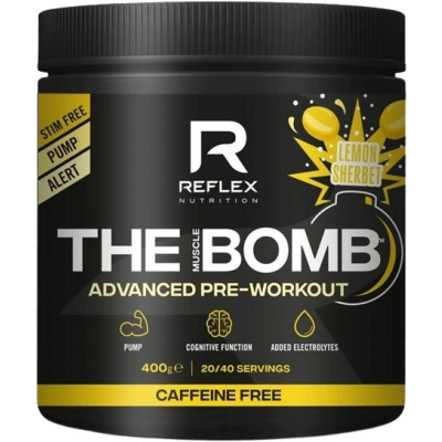Reflex Nutrition Reflex The Muscle BOMB Caffeine Free 400 g - citrónový sorbet