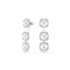 Swarovski náušnice dámske kovové swarovski kryštál UNA 5754342 strieborná ONE SIZE