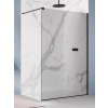 SANSWISS WALK-IN EASY BLACK STR4P 20 90cm pevná sprchová stena samostatná alebo do kombinácie, profil čierny, sklo parsol šedé, STR4P0900620