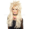 Parochňa - 80s MULLET ROCK STAR - blond, dlhá 60 cm, dámska