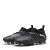 Puma Future 8 Match Artificial Ground Football Boots Juniors Black/Green 5 (38)