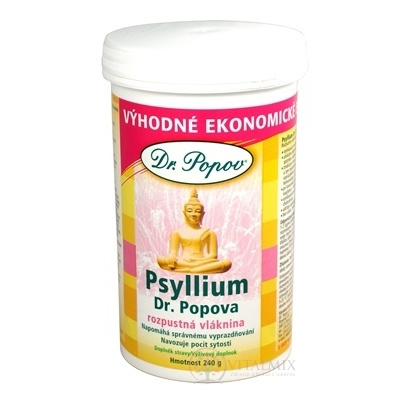 DR. POPOV PSYLLIUM rozpustná vláknina (dóza) 240 g