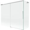 Mexen Rox L vaňová zástena 2-krídlová posuvná 180 + 80 x 150 cm, transparentná, chróm - 8C9L-180-080-01-00