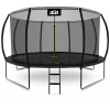 Aga SPORT EXCLUSIVE Trampolína 366 cm čierna + ochranná sieť + rebrík