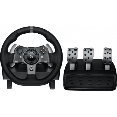 Volant Logitech G920 Driving Force, s pedálmi, spätná väzba, uhol otáčania do 900°, 8 tlač (941-000123)