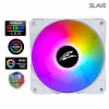 EVOLVEO 12FSW ventilátor 120mm, ARGB, bílý rám, slave RGBFAN12FSW