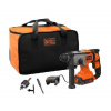 BLACK+DECKER - 18V AKU kombinované kladivo, 1x aku 2,0 Ah Li-Ion, nabíjačka BCD900D1S-QW