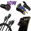 Nabíjačka do auta USB typ C AMPQ 3100 mA