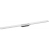 Hansgrohe RainDrain Flex - Lineárny sprchový žľab s roštom z nehrdzavejúcej ocele 1200, ku stene, skrátiteľný, matná biela 56054700