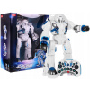 VEĽKÝ INTERAKTÍVNY ROBOT CYBORG RASTAR biely