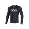PitBull West Coast - pánský LS rashguard ADCC CAMO all black camo XL