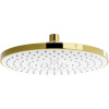 MEXEN - D-05 hlavová sprcha 22 cm zlatá/ biela 79705-50