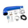 Forge Motorsport BOV ventil pro Seat Ibiza Mk4 6J 2008-2015, barva hadice modrá, barva ventilu stříbrná