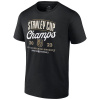 Fanatics Pánské tričko Vegas Golden Knights NHL 2023 Stanley Cup Champions Black Logo Veľkosť: L
