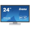 Iiyama 24 WHITE Bonded PCAP dotykový monitor En.trieda 2021: E (A - G) 60.5 cm (23.8 palca) 1920 x 1080 Pixel 16:9 14 ms HDMI ™, DisplayPort, USB 3.1 IPS LED; T2452MSC-W1