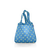 Reisenthel Skladacia taška Reisenthel Mini Maxi Shopper blue, yellow dots