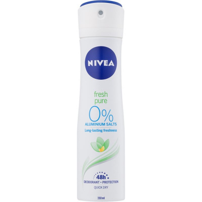 Nivea Fresh Pure dezodorant v spreji pre ženy 150 ml