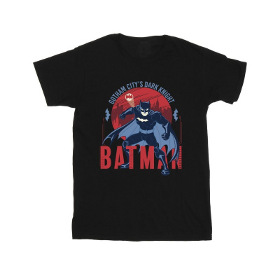 DC Comics - Tričko "Batman Gotham City" pre chlapcov BI9816 (128) (Čierna)