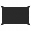 Slnečná plachta, 160 g/m², čierna, 2,5 x 4 m, HDPE