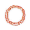 Stoklasa Perlový náhrdelník dlouhý, retro - 11 lososová