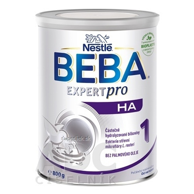 BEBA EXPERT pro HA 1 (inov.2022-09) počiatočná mliečna výživa (od narodenia) 1x800 g, 7613287297563