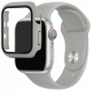 AppleKing silikónový remienok s puzdrom s tvrdeným sklom pre Apple Watch 42mm - sivý - možnosť vrátiť tovar ZADARMO do 30tich dní