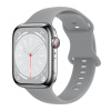 BStrap Smooth Silicone remienok na Apple Watch 42/44/45mm, gray