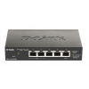 D-Link DGS-1100-05PDV2 5portový gigabitový PoE inteligentný prepínač, bez napájania - napájaný PoE, 2 porty PoE DGS-1100-05PDV2