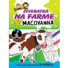 Maľovanka so 6 hračkami - Zvieratká na farme