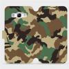 Flipové pouzdro Mobiwear - Samsung Galaxy J5 2016 - V111P Maskáče (Knížkové flip pouzdro, obal, kryt na mobil Samsung Galaxy J5 2016 - V111P Maskáče, materiál Umělá kůže + TPU - ochrana 360°, stojánek