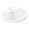 Hansgrohe Xuniva S - Umývadielko, priemer 45 cm, s prepadom, otvor na batériu, biela 60159450