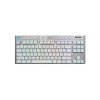 Logitech G915 TKL Tenkeyless LIGHTSPEED Wireless RGB Mechanical Gaming Keyboard - Tactile - WHITE - US INTL 920-009664