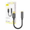 Baseus L54 Audio adaptér USB-C + mini jack 3,5 mm (čierny)