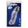 Crystal Penis Sleeve with Extension + Ball Ring Transparent