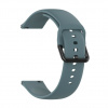 OEM Silikonový náramek pro chytré hodinky velikost L - 20mm (Amazfit, Samsung, Garmin, Honor, Huawei) Farba: Šedo-modrá
