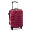 JAKS Cestovný kufor 663 škrupinový Farebné varianty: bordová L