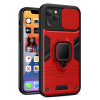 TopQ Puzdro s krúžkom na objektív pre Iphone 11 Pro Red