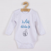 NEW BABY Body s potlačou New Baby Môj dedo je jednotka - darčekové balenie Veľ. 68