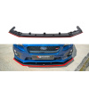Maxton Design spoiler pod přední nárazník ver.4 pro Subaru Impreza Mk4, plast ABS bez povrchové úpravy, s červenou linkou SLEVA 7%