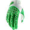 100% Airmatic, rukavice - Silver/Fluo Lime Veľkosť: M