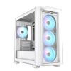 ASUS A23 PLUS Transparent Glass ARGB WHITE, 4x ARGB fan, mATX, USB-C, biela 90DC00K3-B19010 Asus