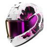 Dámska prilba na motocykel SHARK D-Skwal 3 Mayfer bielo/ružová M