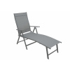 Doppler BALI - skladacie hliníkové záhradné lehátko - 2. trieda (N437)