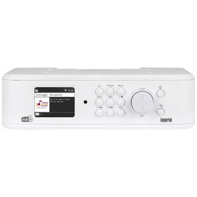 Imperial DABMAN i460 (ws) internetové kuchyňské rádio internetové, DAB plus , FM, FM Bluetooth, internetové rádio, FM, USB, Wi-Fi, nouzové rádio Amazon Music,