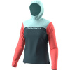 Dynafit Traverse Sun Hoody Women dámska mikina 0722 cinder CLOUD BLUE, Veľkosť textil L